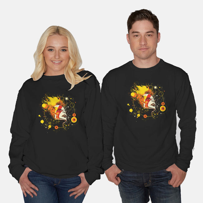 Space Oddity-Unisex-Crew Neck-Sweatshirt-kharmazero