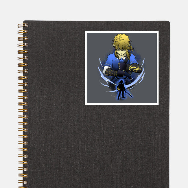 Hylian Champion Shadowwork-None-Glossy-Sticker-Astrobot Invention
