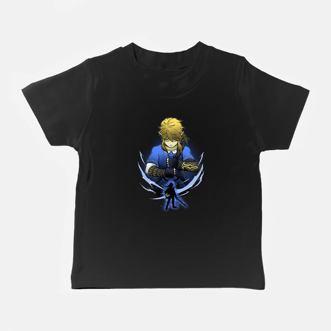 Hylian Champion Shadowwork-Baby-Basic-Tee-Astrobot Invention