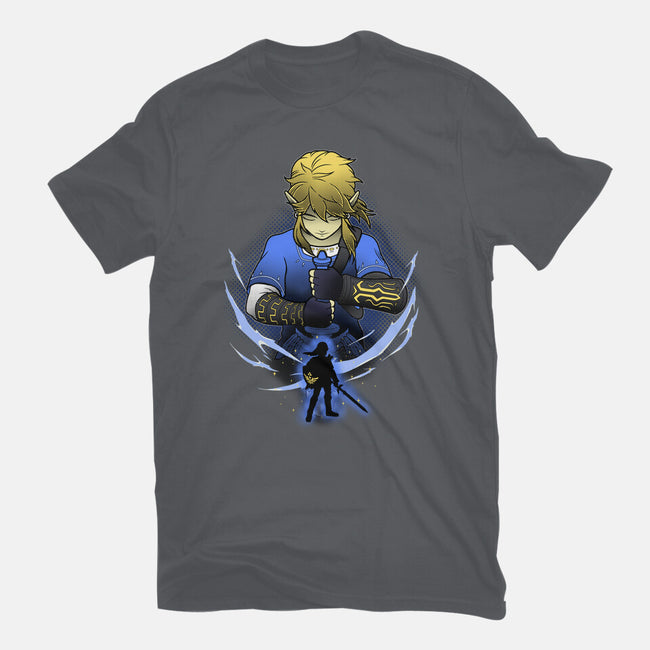Hylian Champion Shadowwork-Mens-Heavyweight-Tee-Astrobot Invention