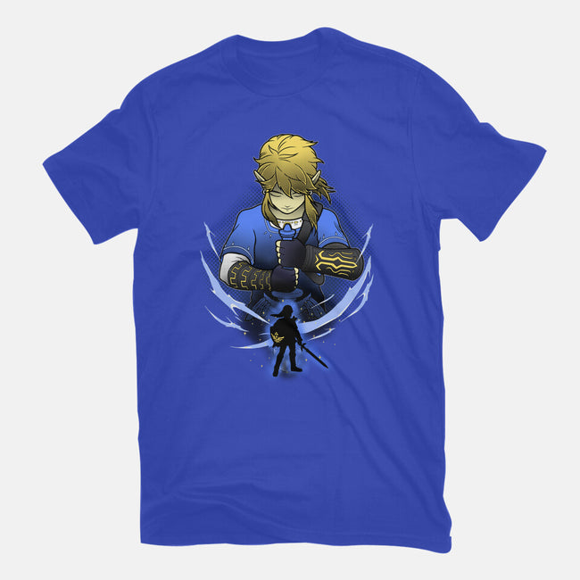 Hylian Champion Shadowwork-Womens-Basic-Tee-Astrobot Invention