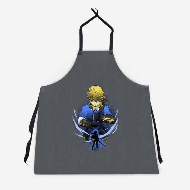 Hylian Champion Shadowwork-Unisex-Kitchen-Apron-Astrobot Invention