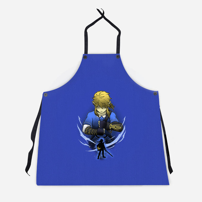 Hylian Champion Shadowwork-Unisex-Kitchen-Apron-Astrobot Invention