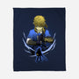 Hylian Champion Shadowwork-None-Fleece-Blanket-Astrobot Invention