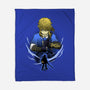 Hylian Champion Shadowwork-None-Fleece-Blanket-Astrobot Invention