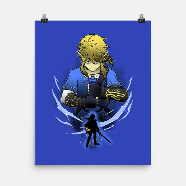 Hylian Champion Shadowwork-None-Matte-Poster-Astrobot Invention