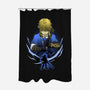 Hylian Champion Shadowwork-None-Polyester-Shower Curtain-Astrobot Invention