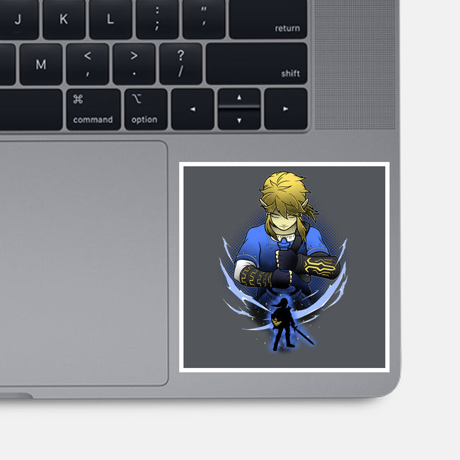 Hylian Champion Shadowwork-None-Glossy-Sticker-Astrobot Invention