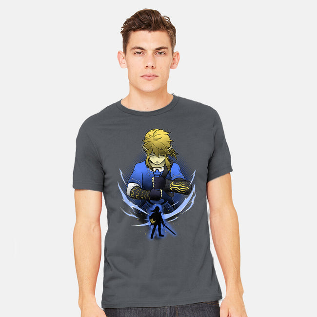 Hylian Champion Shadowwork-Mens-Heavyweight-Tee-Astrobot Invention
