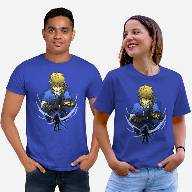 Hylian Champion Shadowwork-Unisex-Basic-Tee-Astrobot Invention