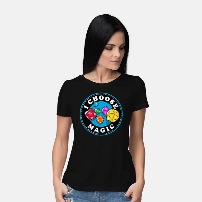 I Choose Magic-Womens-Basic-Tee-Getsousa!