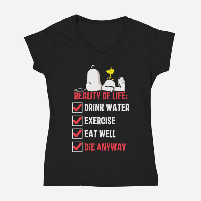 Die Anyway-Womens-V-Neck-Tee-turborat14