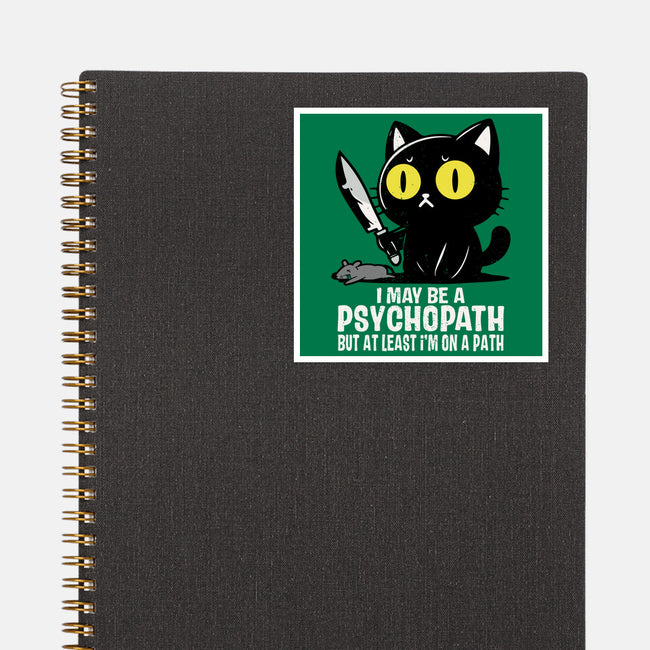 At Least On A Path-None-Glossy-Sticker-turborat14