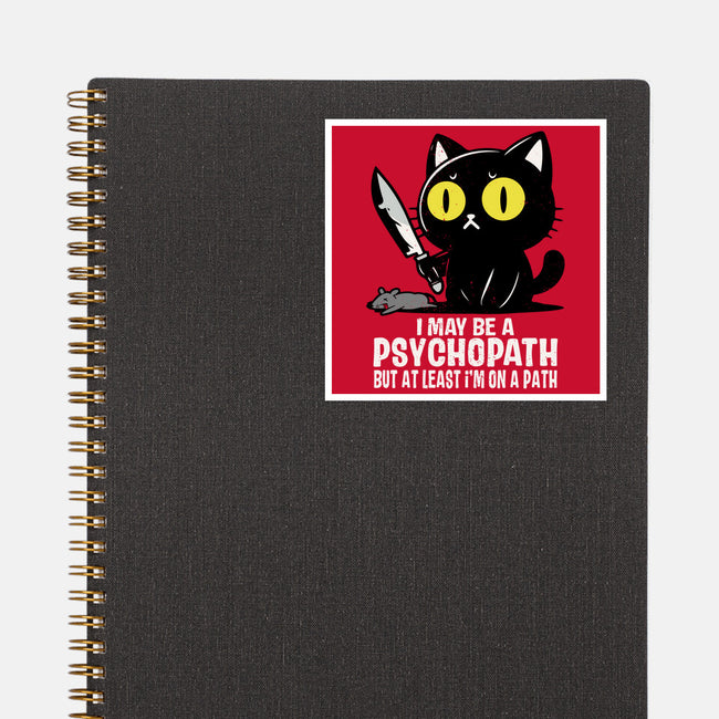 At Least On A Path-None-Glossy-Sticker-turborat14