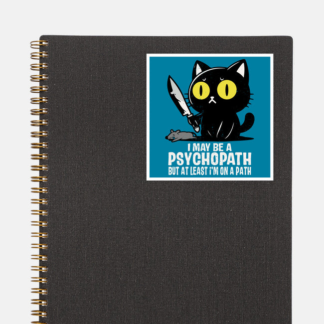 At Least On A Path-None-Glossy-Sticker-turborat14