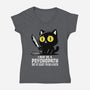 At Least On A Path-Womens-V-Neck-Tee-turborat14