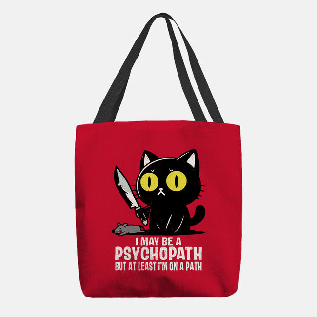 At Least On A Path-None-Basic Tote-Bag-turborat14