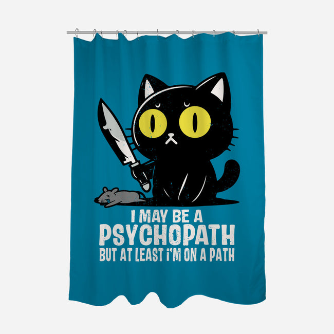 At Least On A Path-None-Polyester-Shower Curtain-turborat14