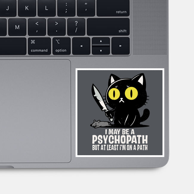 At Least On A Path-None-Glossy-Sticker-turborat14