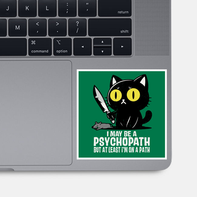 At Least On A Path-None-Glossy-Sticker-turborat14