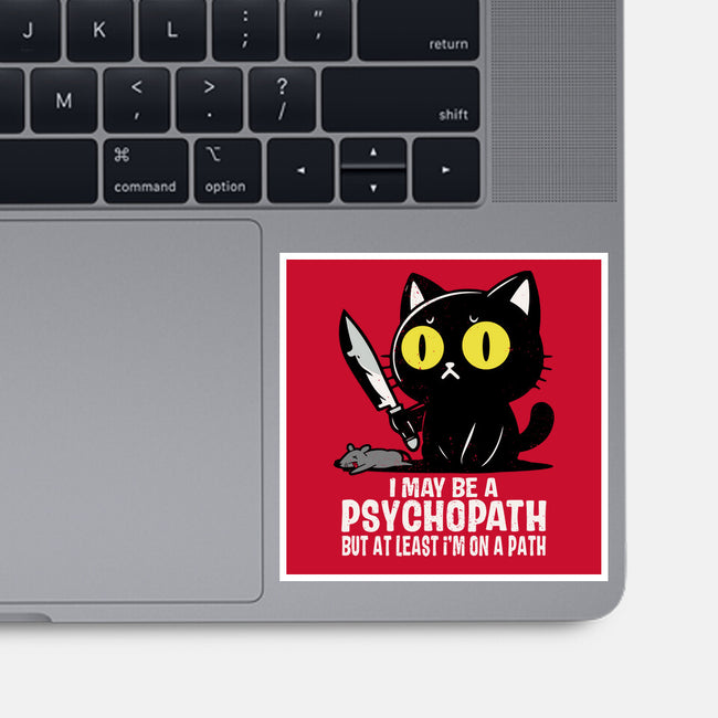 At Least On A Path-None-Glossy-Sticker-turborat14