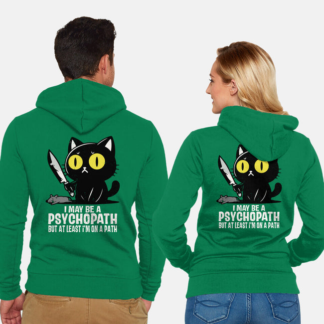 At Least On A Path-Unisex-Zip-Up-Sweatshirt-turborat14