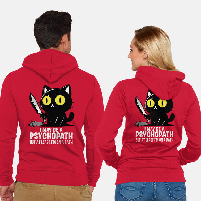 At Least On A Path-Unisex-Zip-Up-Sweatshirt-turborat14