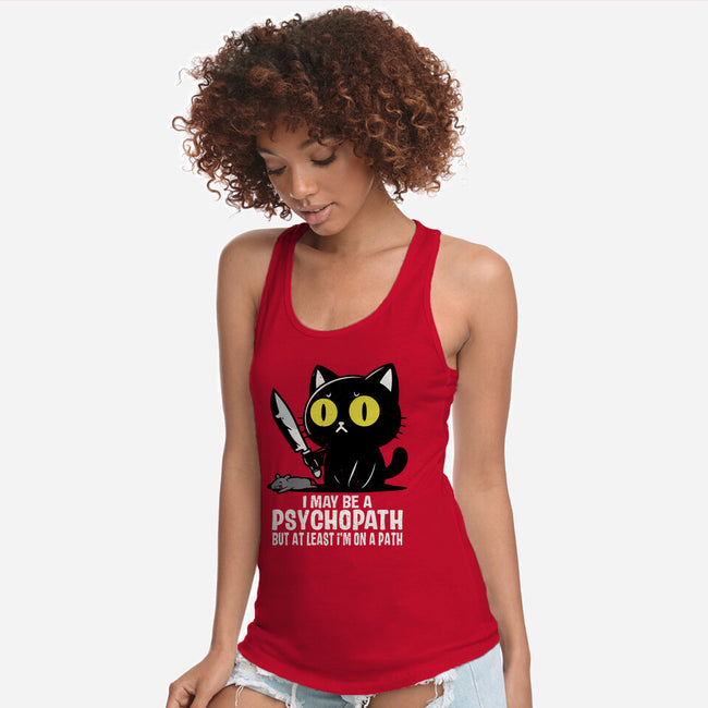 At Least On A Path-Womens-Racerback-Tank-turborat14