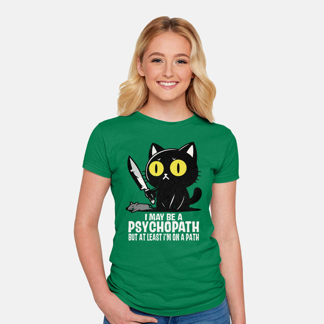 At Least On A Path-Womens-Fitted-Tee-turborat14