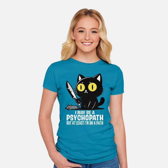 At Least On A Path-Womens-Fitted-Tee-turborat14