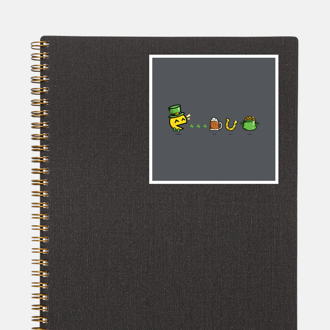 Pac-Man's Day-None-Glossy-Sticker-krisren28