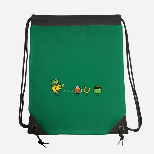 Pac-Man's Day-None-Drawstring-Bag-krisren28