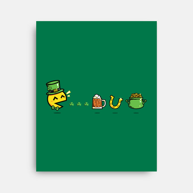 Pac-Man's Day-None-Stretched-Canvas-krisren28