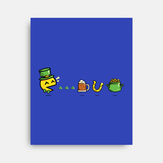 Pac-Man's Day-None-Stretched-Canvas-krisren28