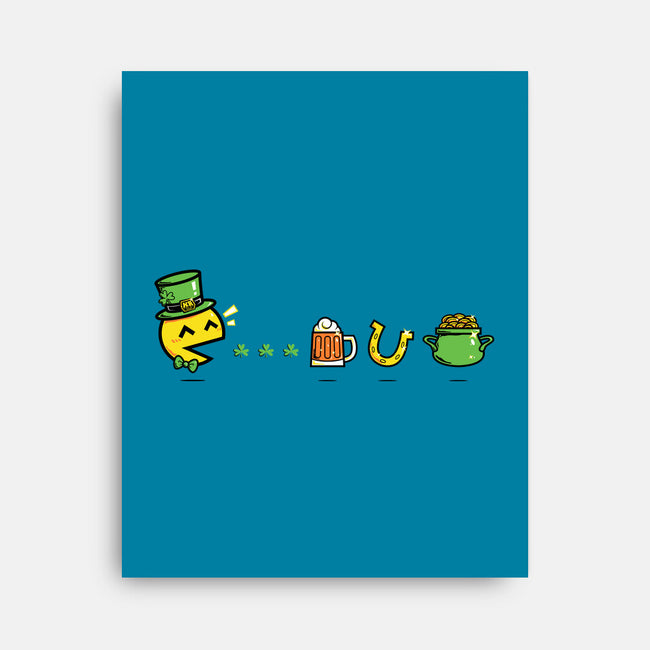 Pac-Man's Day-None-Stretched-Canvas-krisren28