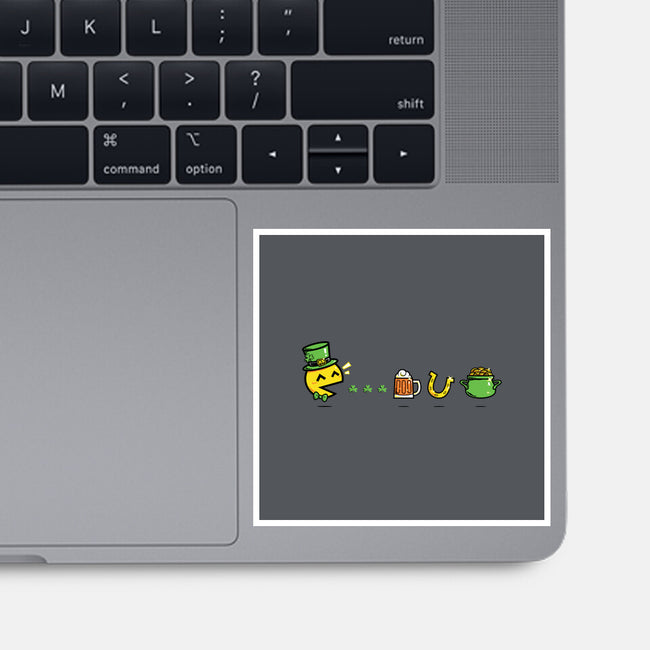 Pac-Man's Day-None-Glossy-Sticker-krisren28