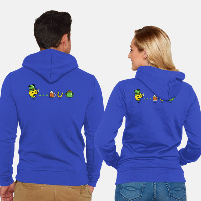 Pac-Man's Day-Unisex-Zip-Up-Sweatshirt-krisren28