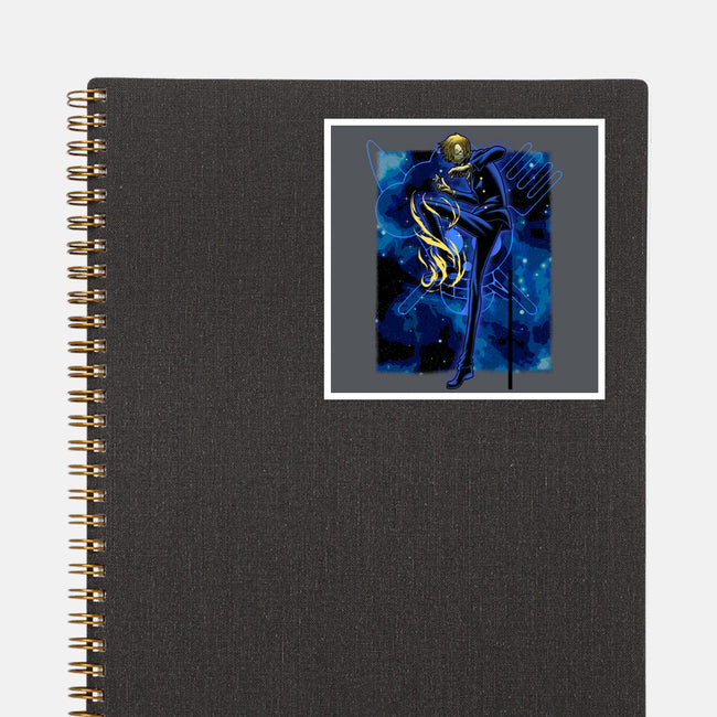Black Leg Shadow Nebula-None-Glossy-Sticker-Astrobot Invention
