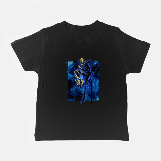 Black Leg Shadow Nebula-Baby-Basic-Tee-Astrobot Invention