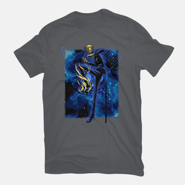 Black Leg Shadow Nebula-Mens-Basic-Tee-Astrobot Invention