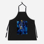 Black Leg Shadow Nebula-Unisex-Kitchen-Apron-Astrobot Invention