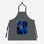 Black Leg Shadow Nebula-Unisex-Kitchen-Apron-Astrobot Invention