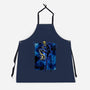 Black Leg Shadow Nebula-Unisex-Kitchen-Apron-Astrobot Invention