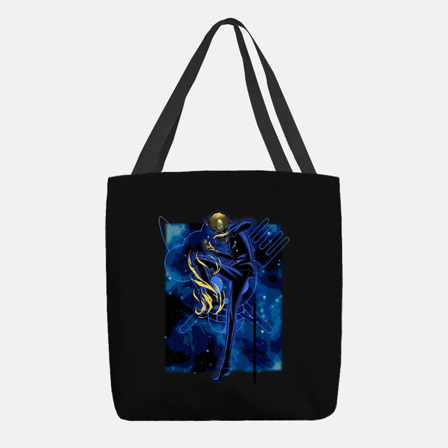 Black Leg Shadow Nebula-None-Basic Tote-Bag-Astrobot Invention