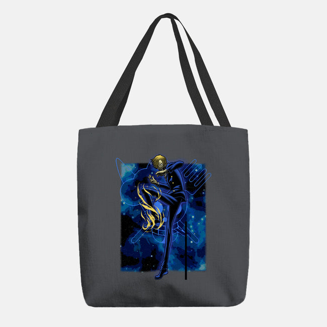 Black Leg Shadow Nebula-None-Basic Tote-Bag-Astrobot Invention