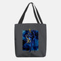 Black Leg Shadow Nebula-None-Basic Tote-Bag-Astrobot Invention