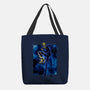 Black Leg Shadow Nebula-None-Basic Tote-Bag-Astrobot Invention