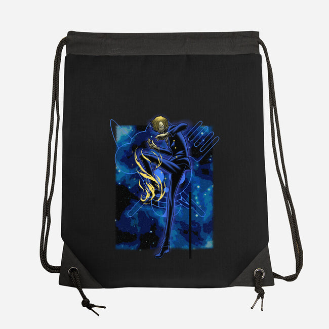 Black Leg Shadow Nebula-None-Drawstring-Bag-Astrobot Invention