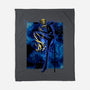 Black Leg Shadow Nebula-None-Fleece-Blanket-Astrobot Invention