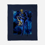 Black Leg Shadow Nebula-None-Fleece-Blanket-Astrobot Invention